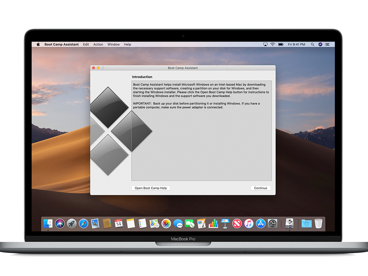 install window on external hard drive for mac